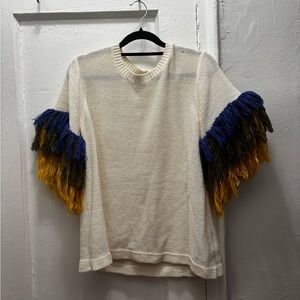 English Factory Cream Knit Sweater